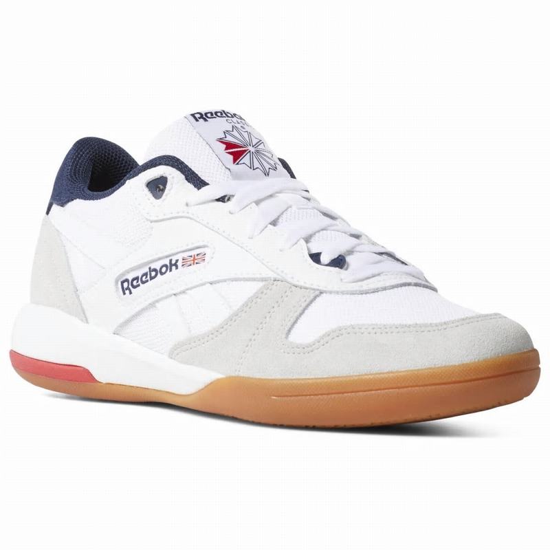 Tenisi Reebok Unphased Pro Barbati Albi/Gri/Bleumarin/Rosii Romania EY6141XR